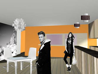 Diseños interiores Bar Cafetería Restaurante local comercial, Licencias apertura actividad